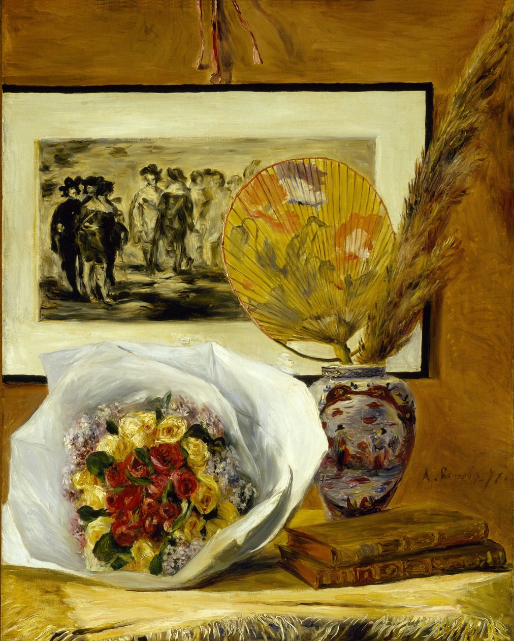 Still Life with Bouquet by Pierre-Auguste Renoir