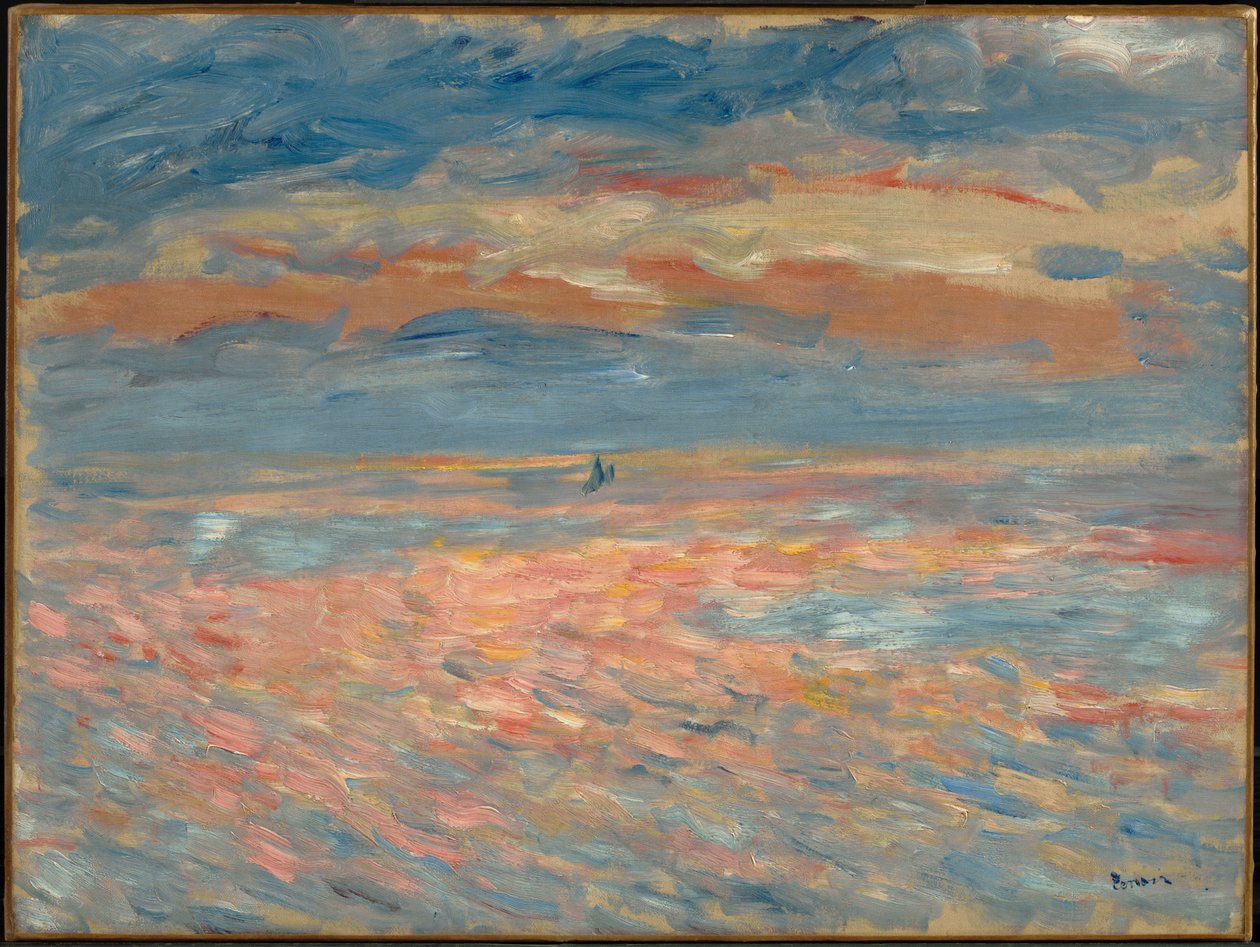 Sunset by Pierre-Auguste Renoir