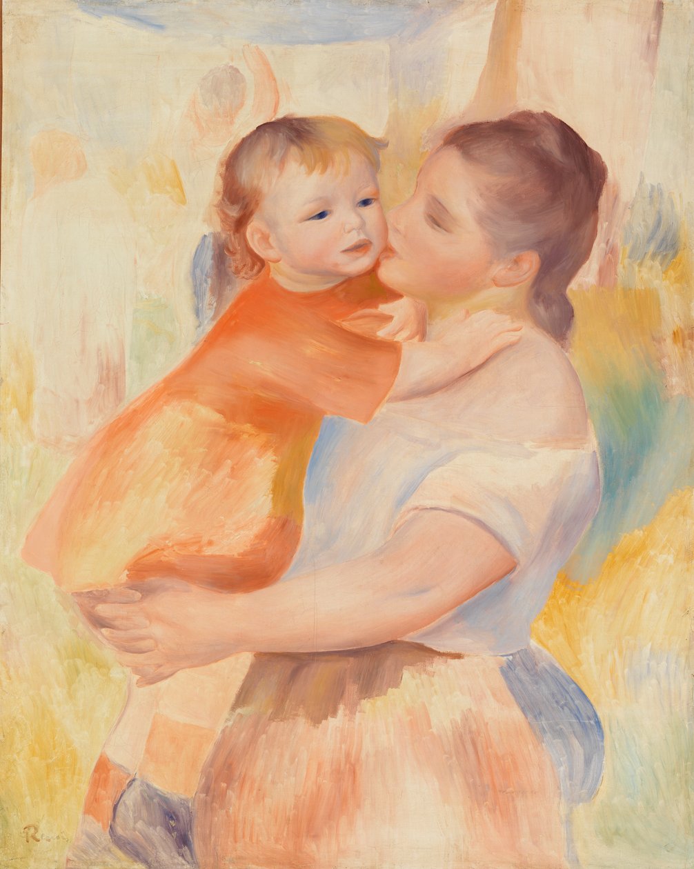 Washerwoman and Child by Pierre-Auguste Renoir