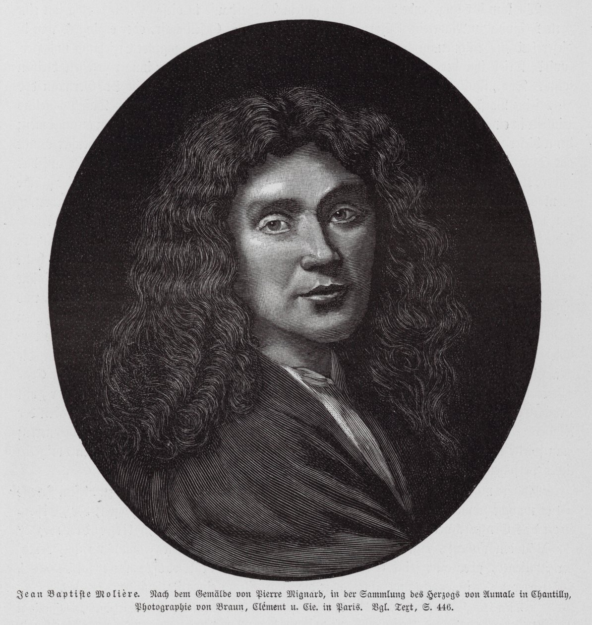 Moliere, French Playwright and Actor by Pierre (after) Mignard