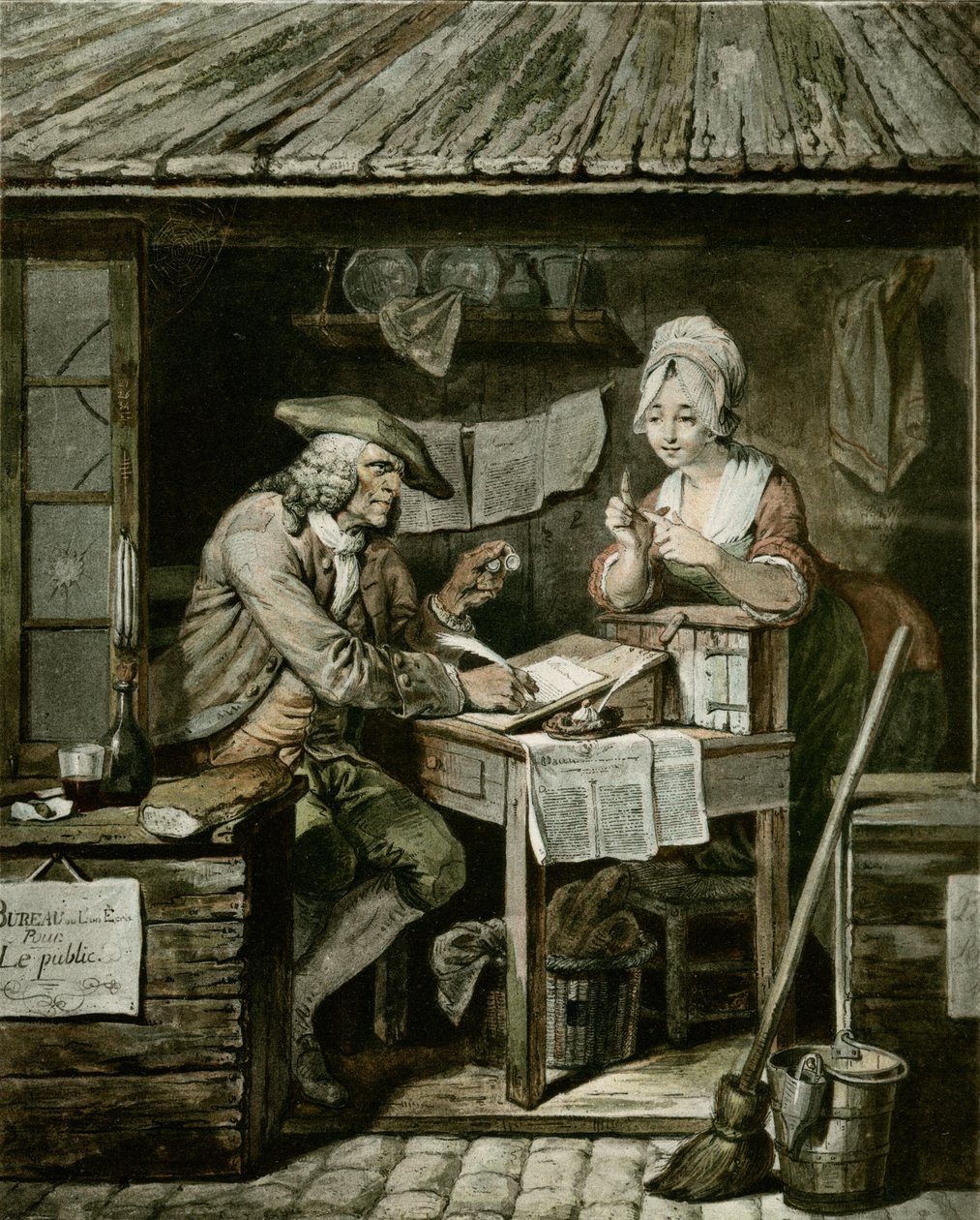 The Public Scribe by Pierre Alexandre Wille