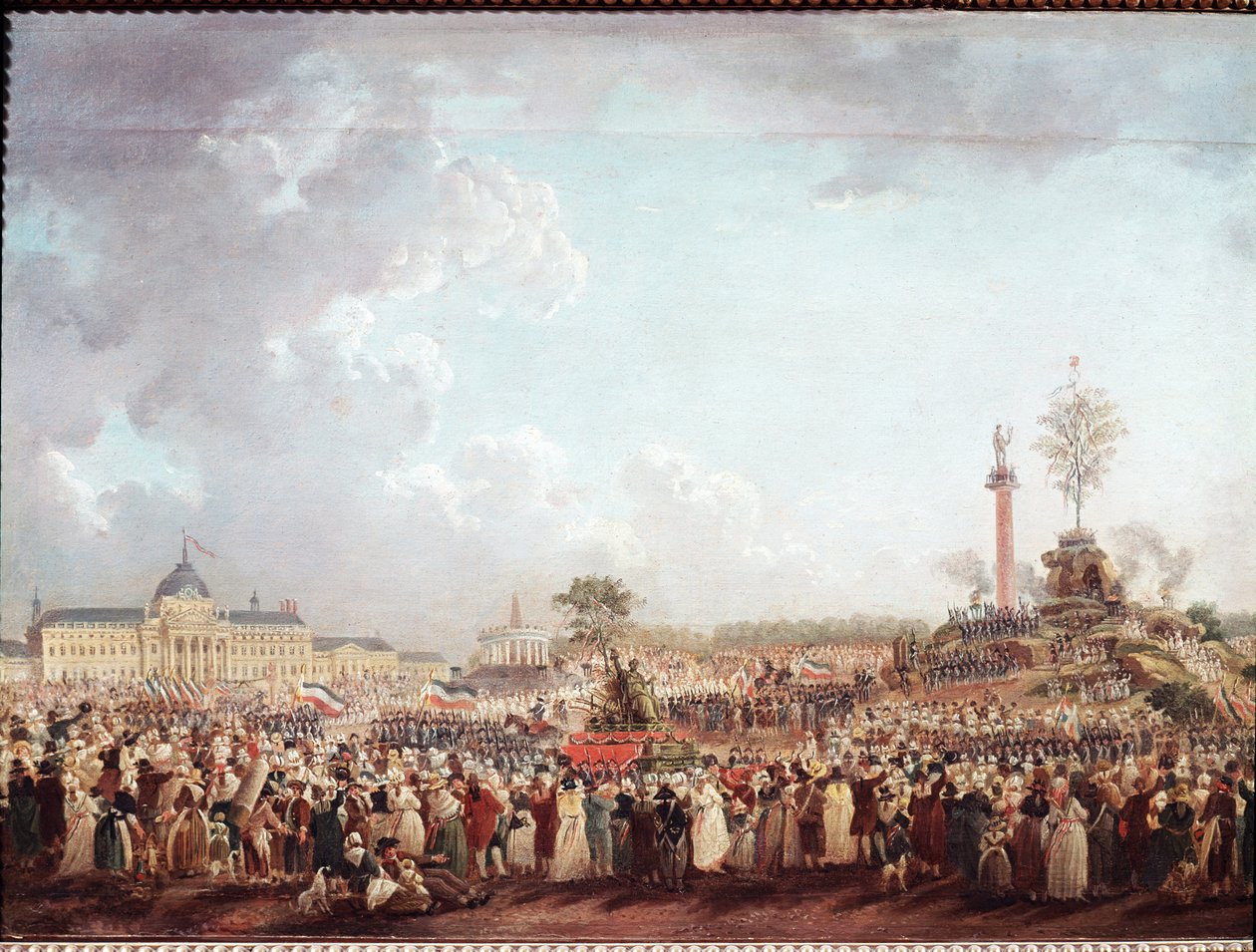 Feast of the Supreme Being at the Field of Mars by Pierre Antoine Demachy