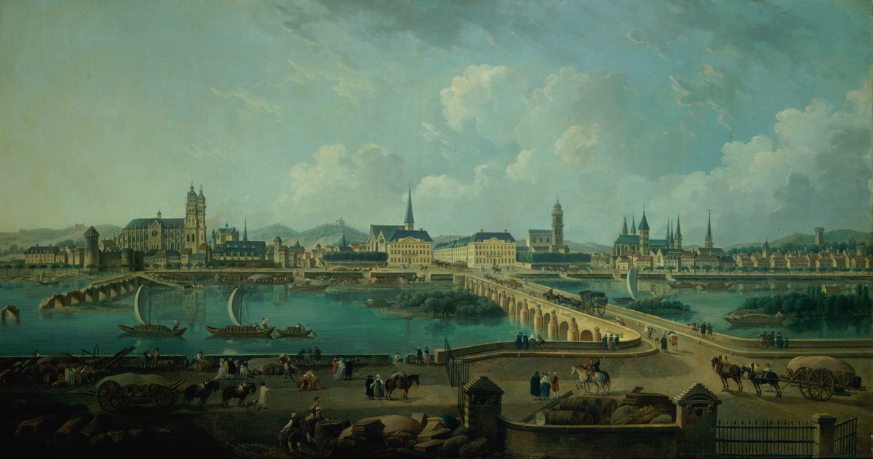 Panoramic View of Tours, 1787 by Pierre Antoine Demachy