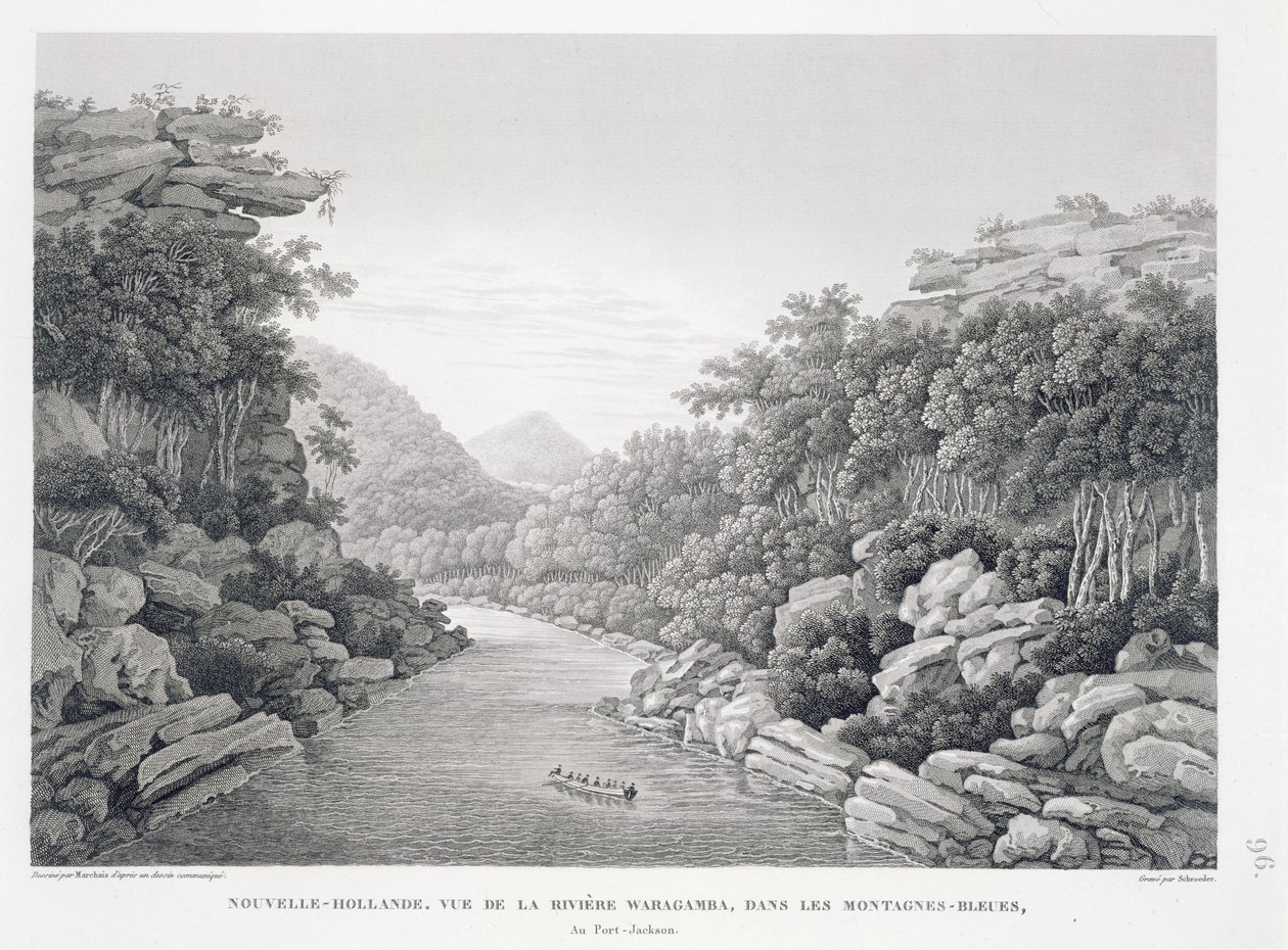New Holland: View of the Waragamba River in the Blue Mountains, from 