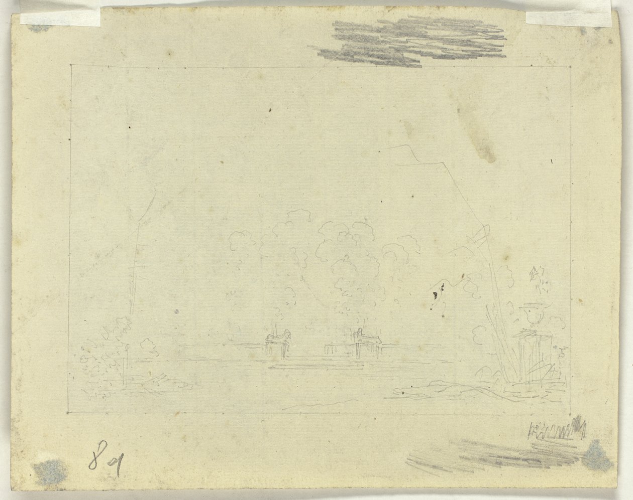 Sheet of Sketches by Pierre Antoine Mongin