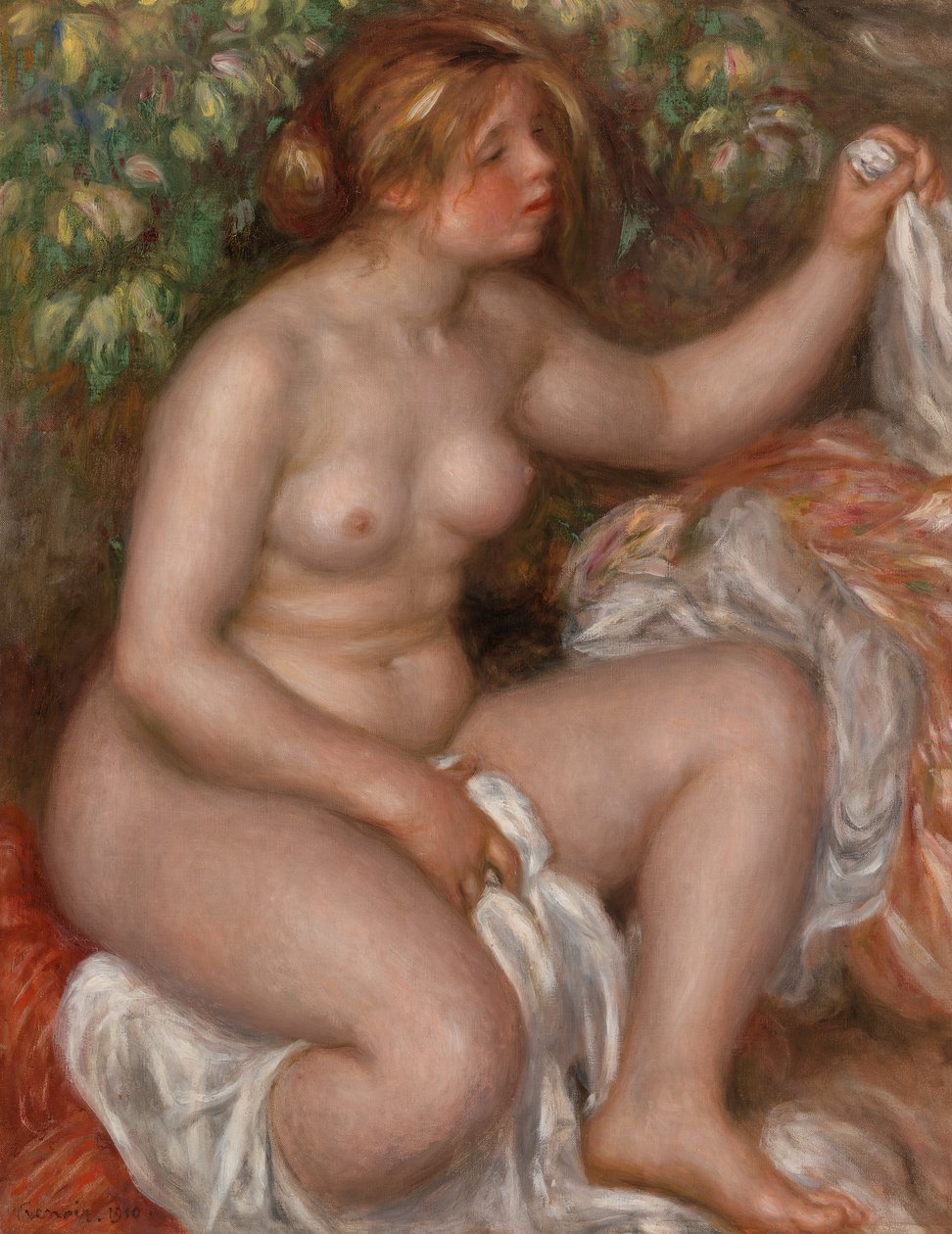 After the Bath by Pierre-Auguste Renoir