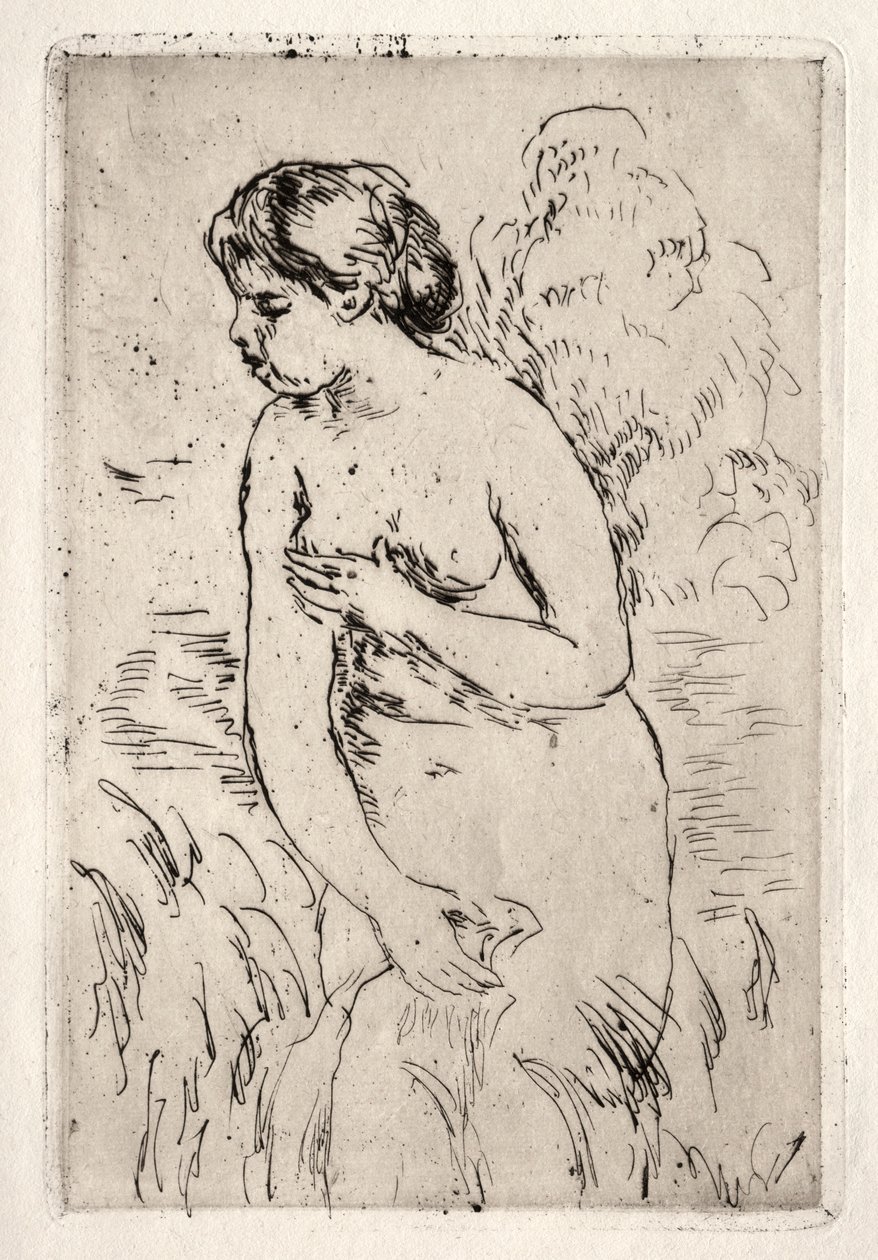 Standing Bather by Pierre Auguste Renoir