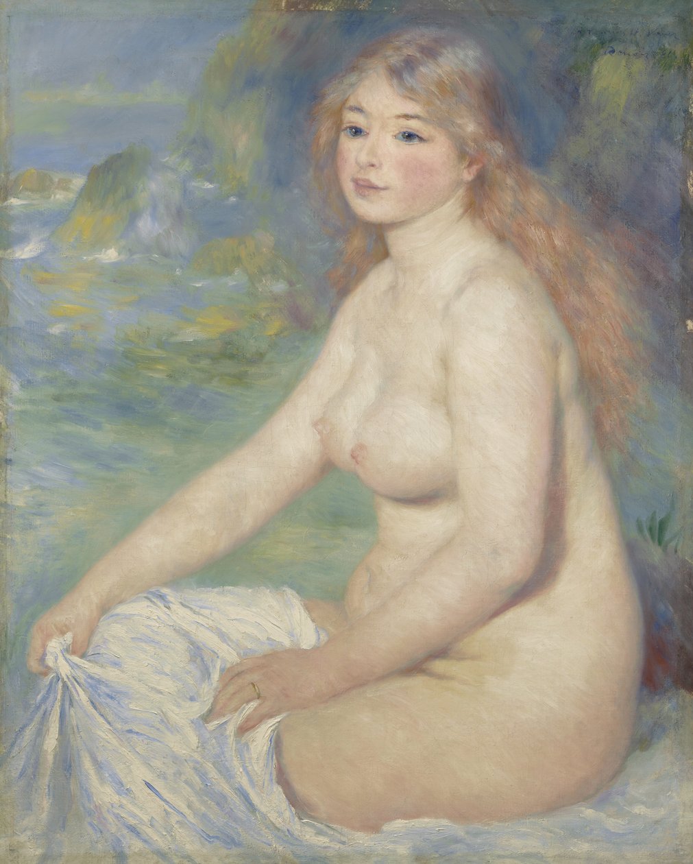 Blonde Bather by Pierre Auguste Renoir