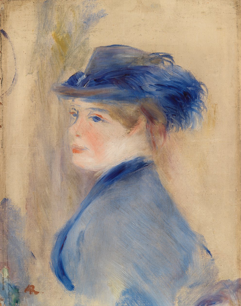 Bust of a Woman by Pierre Auguste Renoir