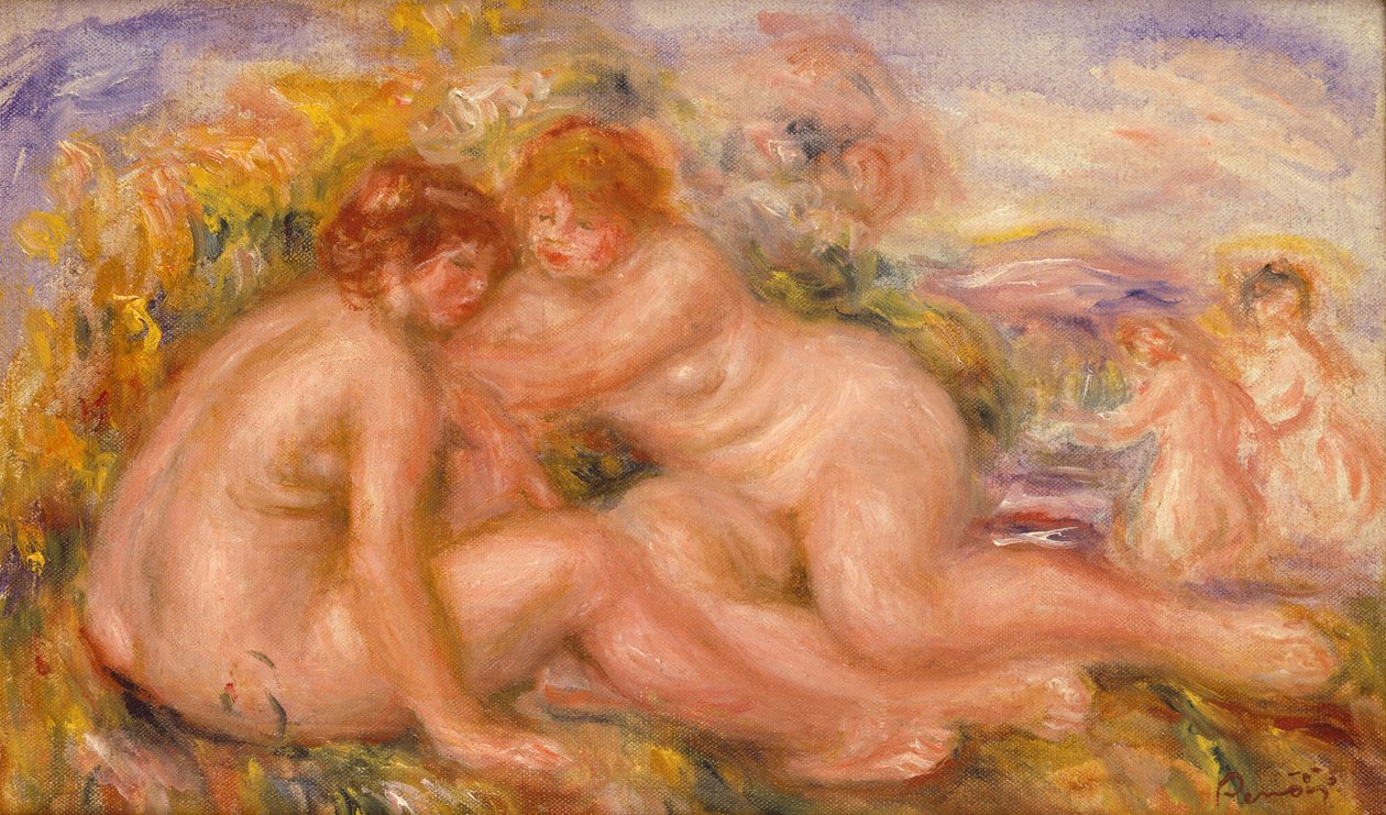 Four Bathers by Pierre Auguste Renoir