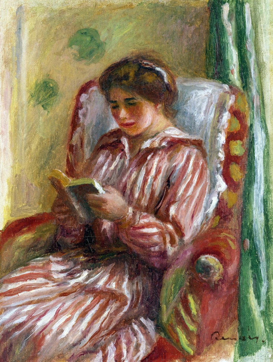 Gabrielle Reading by Pierre-Auguste Renoir