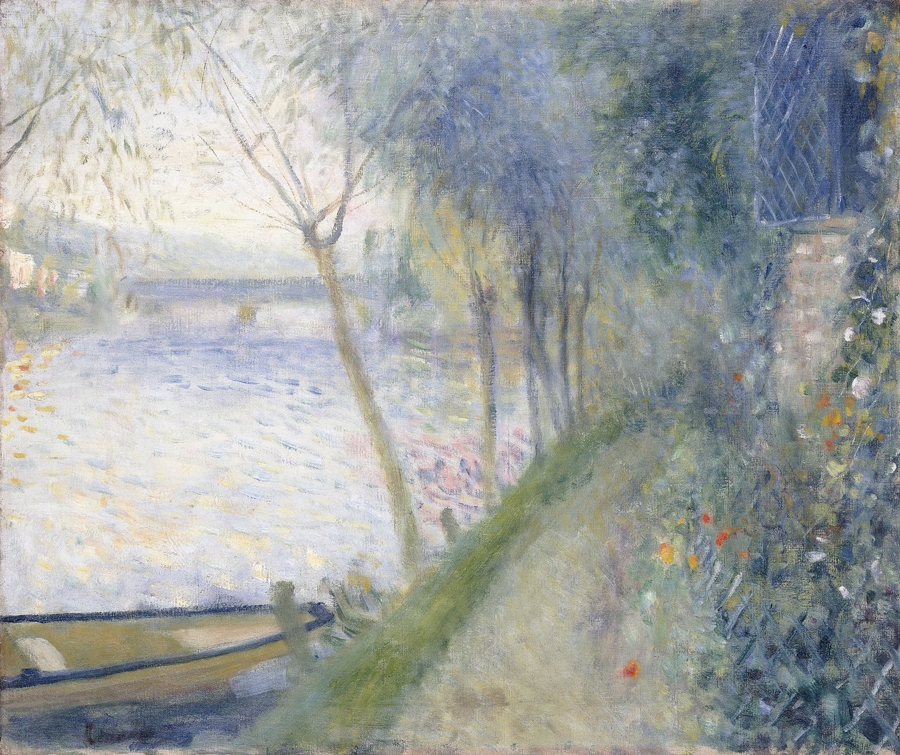 Landscape at the Edge of the Seine with the Pont d