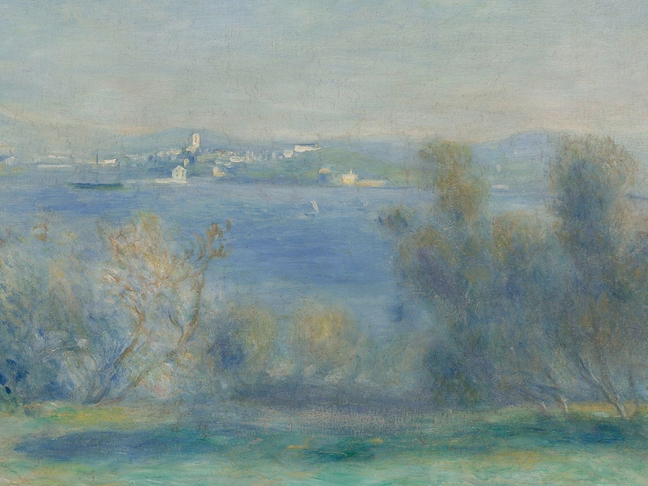 Landscape on the Mediterranean (View of Toulon) by Pierre Auguste Renoir