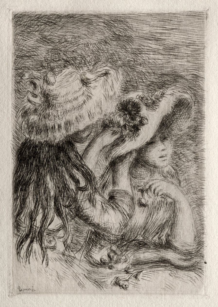 The Hatpin by Pierre Auguste Renoir