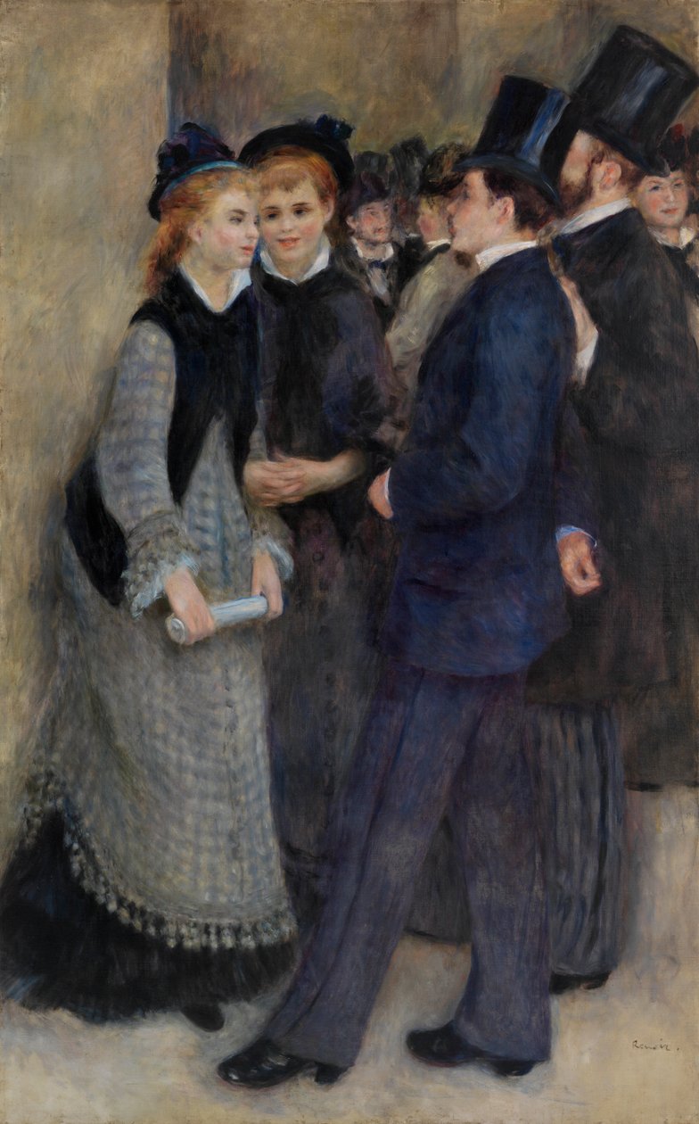 Leaving the Conservatory by Pierre Auguste Renoir