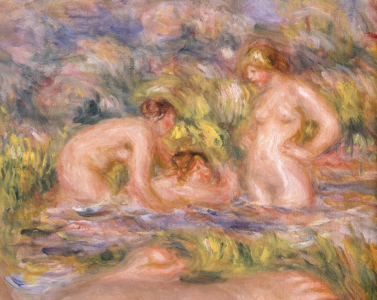 The Bathers by Pierre Auguste Renoir