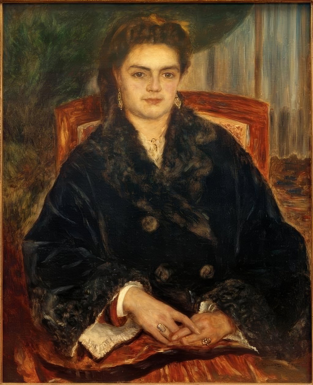 Madame Edouard Bernier by Pierre Auguste Renoir