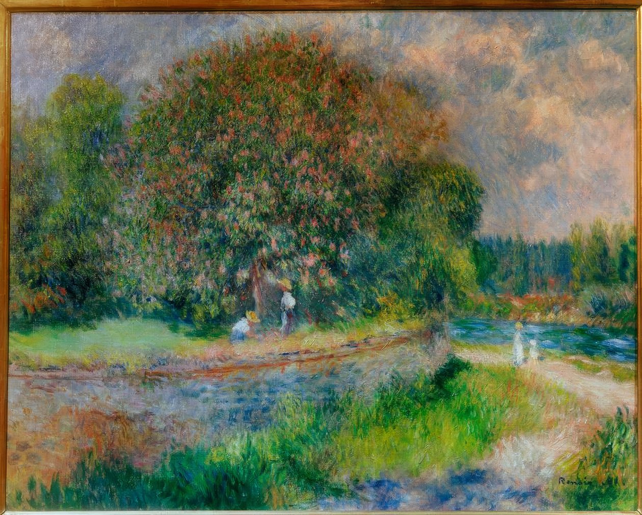 Flowering Chestnut Tree by Pierre Auguste Renoir