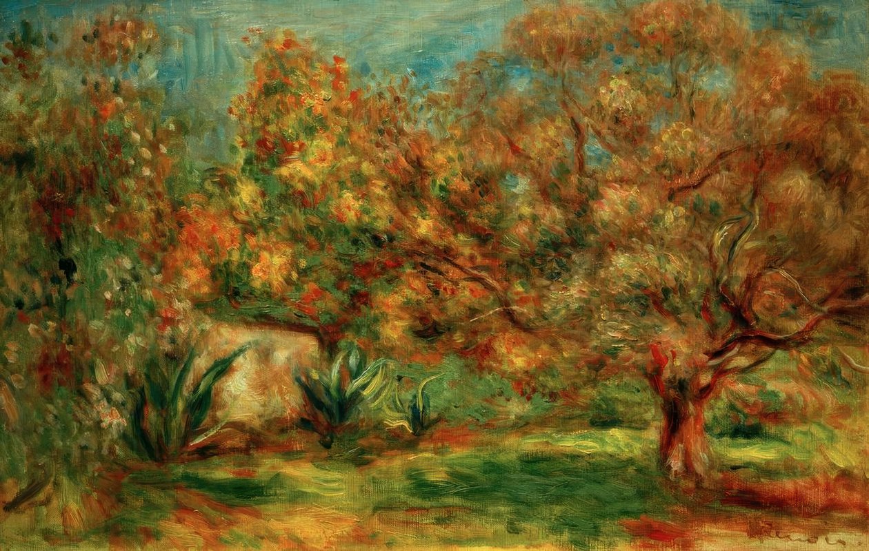 Olive Garden by Pierre Auguste Renoir