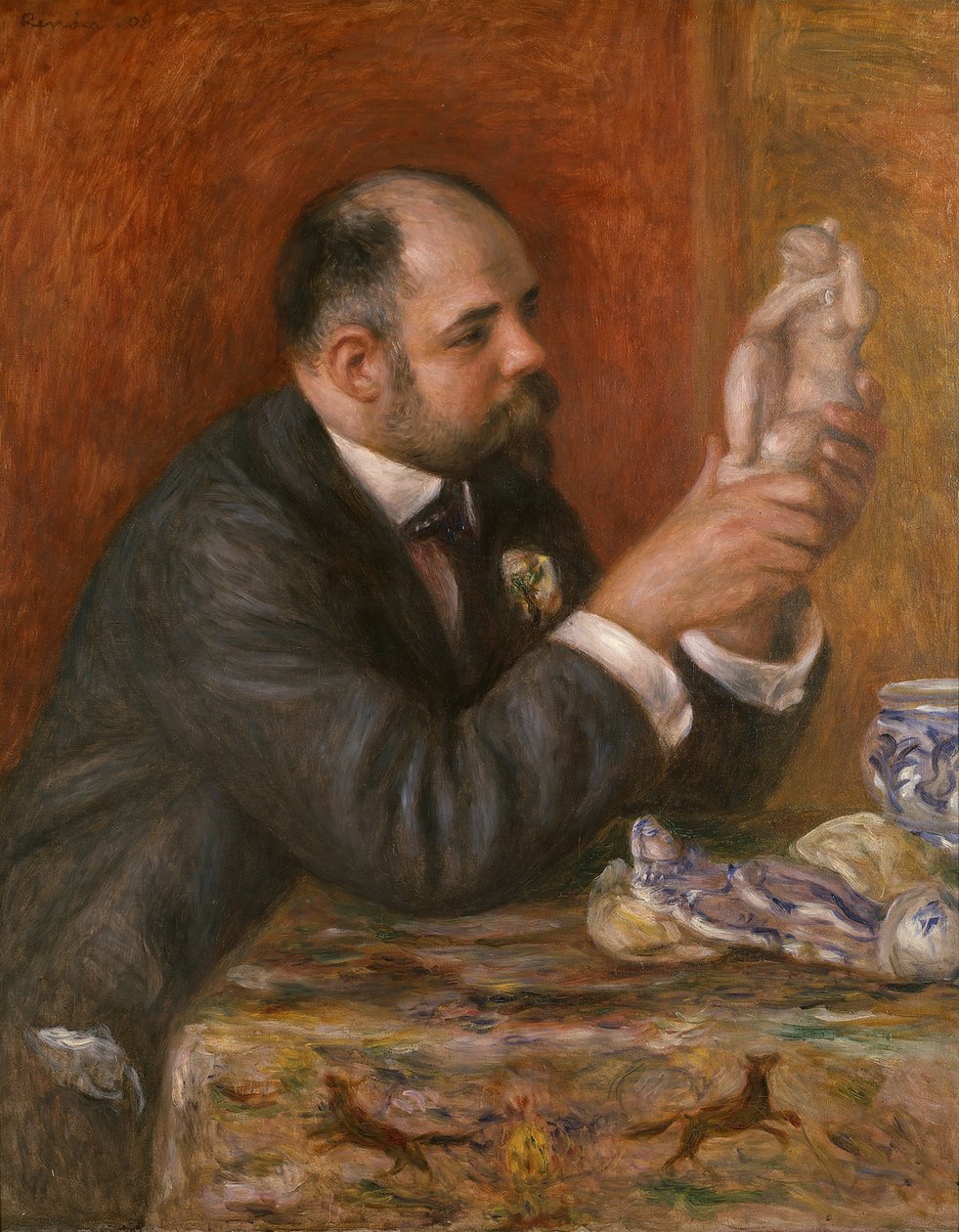 Portrait of Ambroise Vollard by Pierre Auguste Renoir