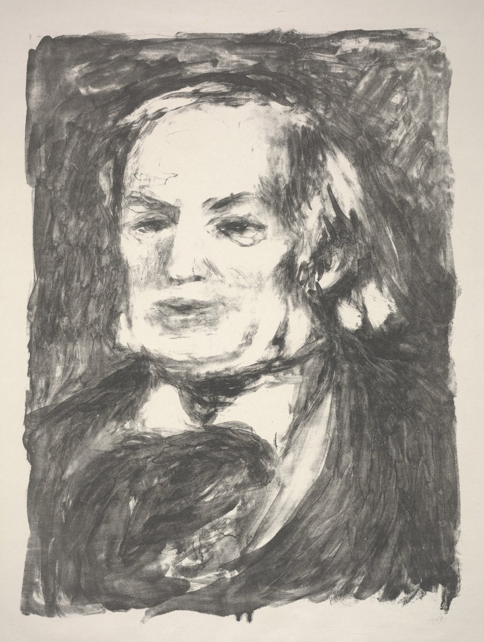 Portrait of Richard Wagner by Pierre-Auguste Renoir