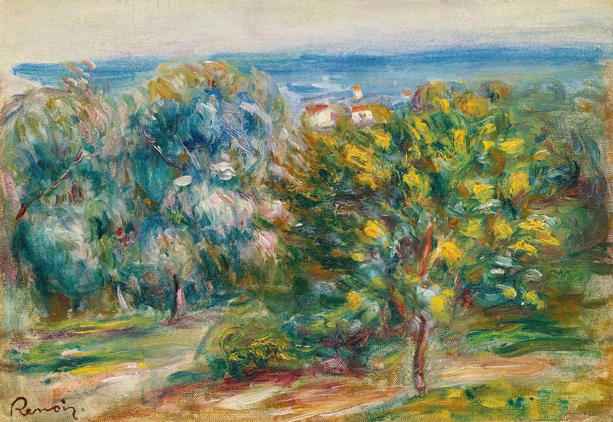 Sketch of a Landscape in the Midi by Pierre-Auguste Renoir