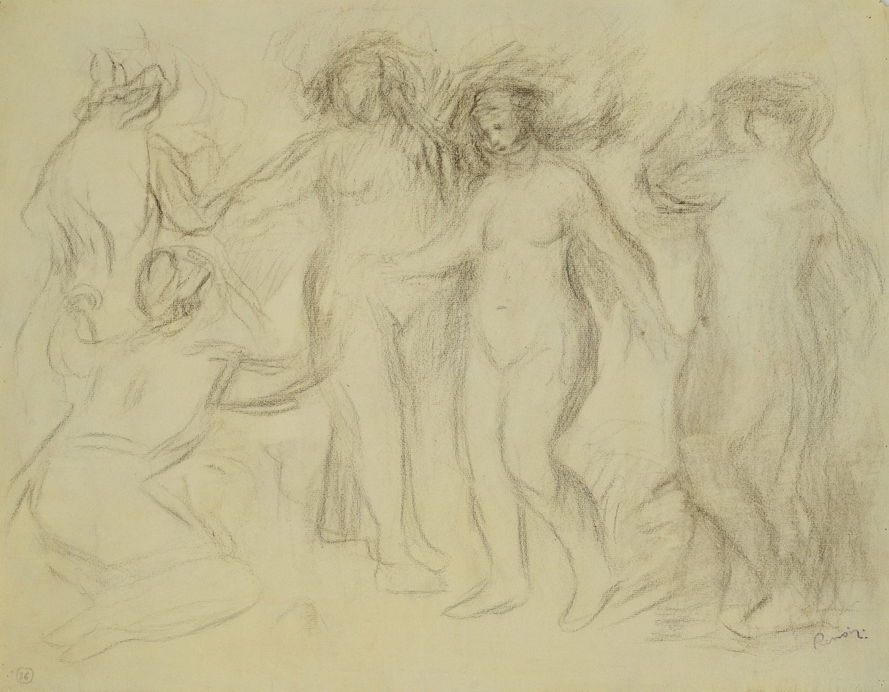 Study for the Judgement of Paris by Pierre Auguste Renoir