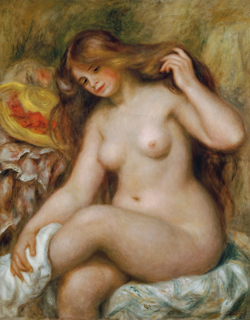 The Bather, c.1903 by Pierre Auguste Renoir