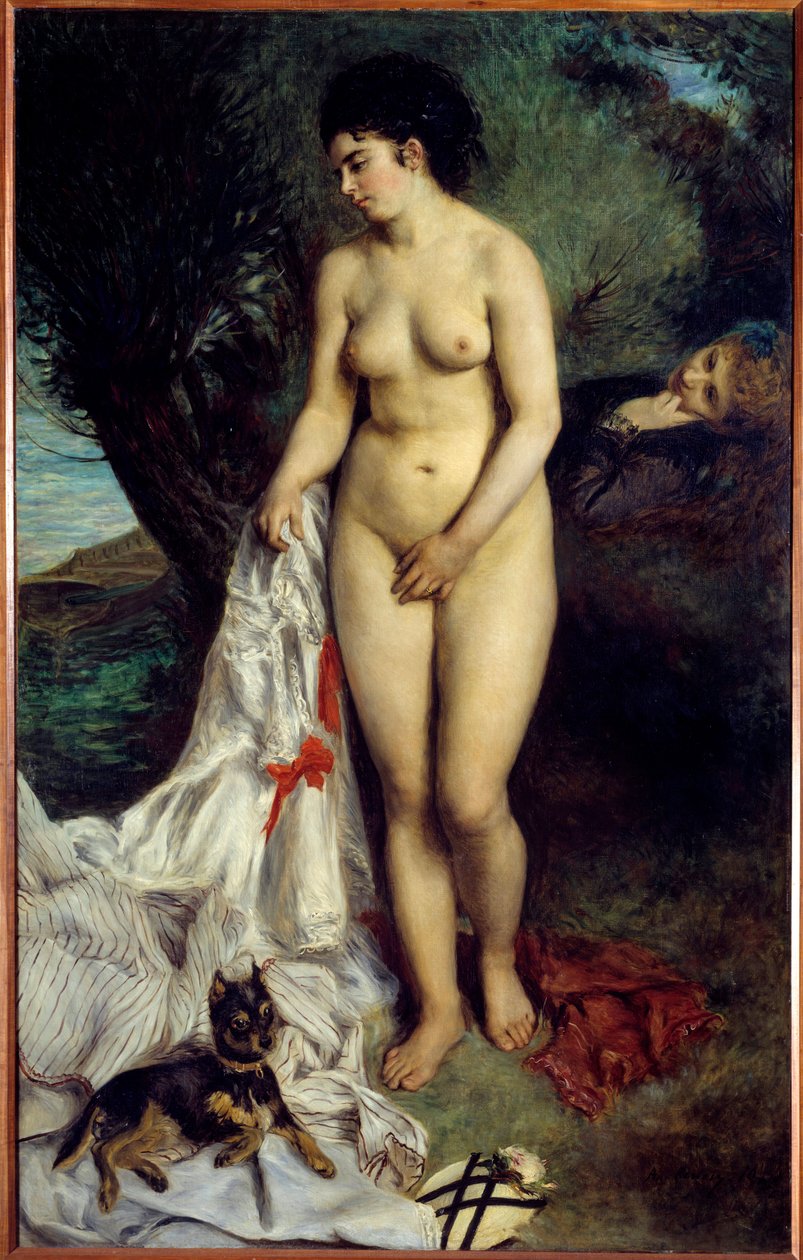 The griffon bather by Pierre Auguste Renoir