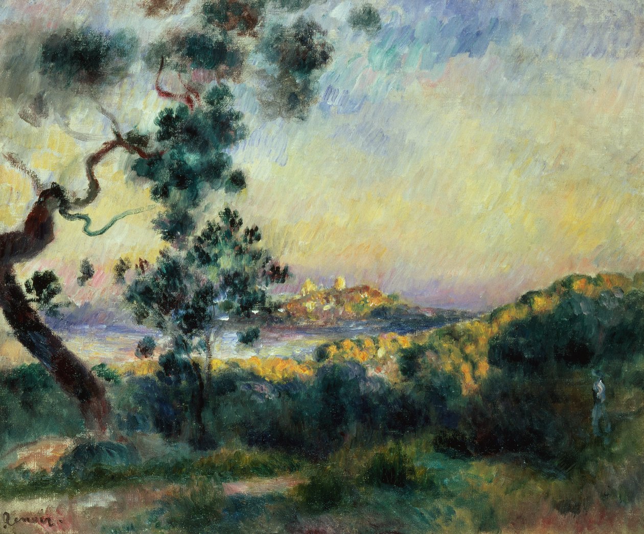 View of Antibes by Pierre Auguste Renoir