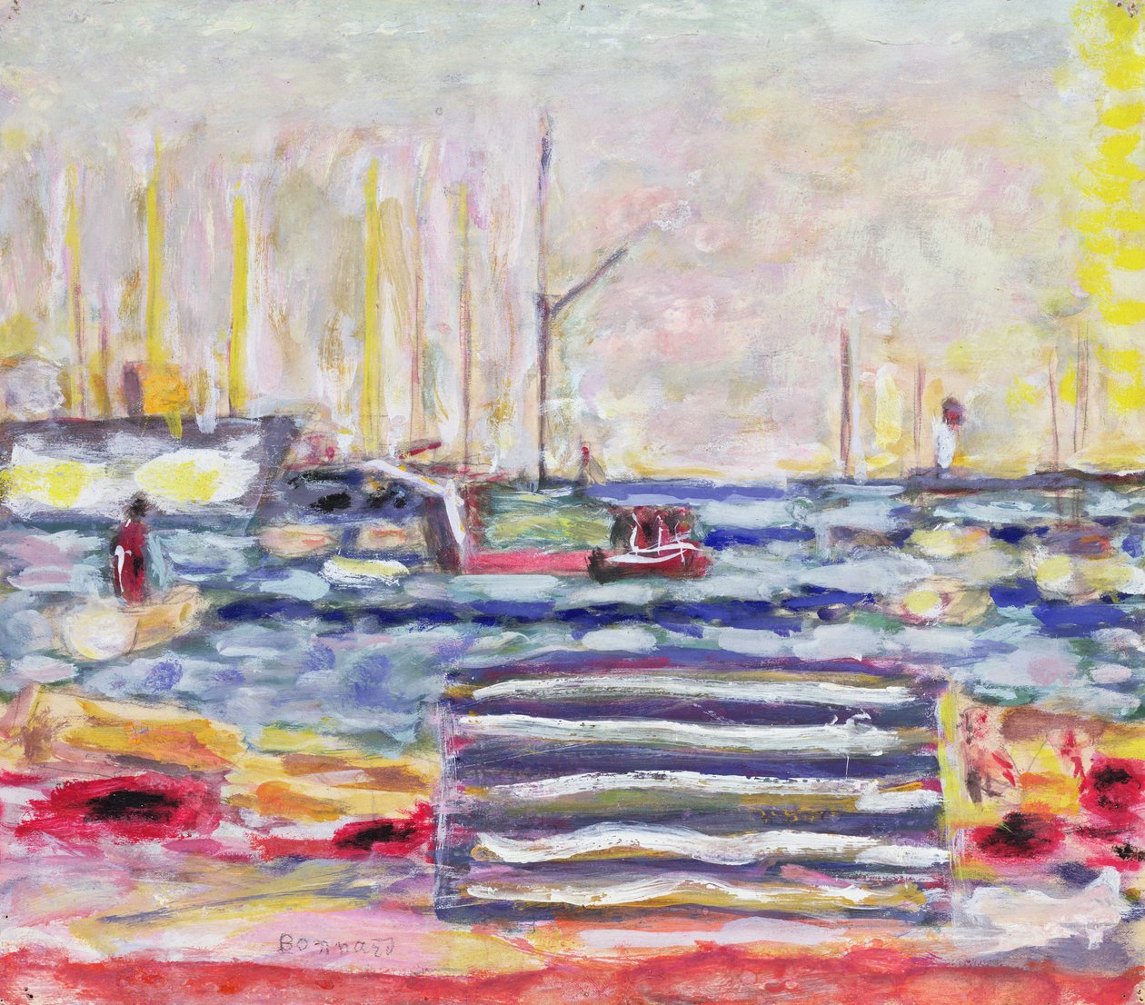 A Port in Normandy, c.1930 by Pierre Bonnard