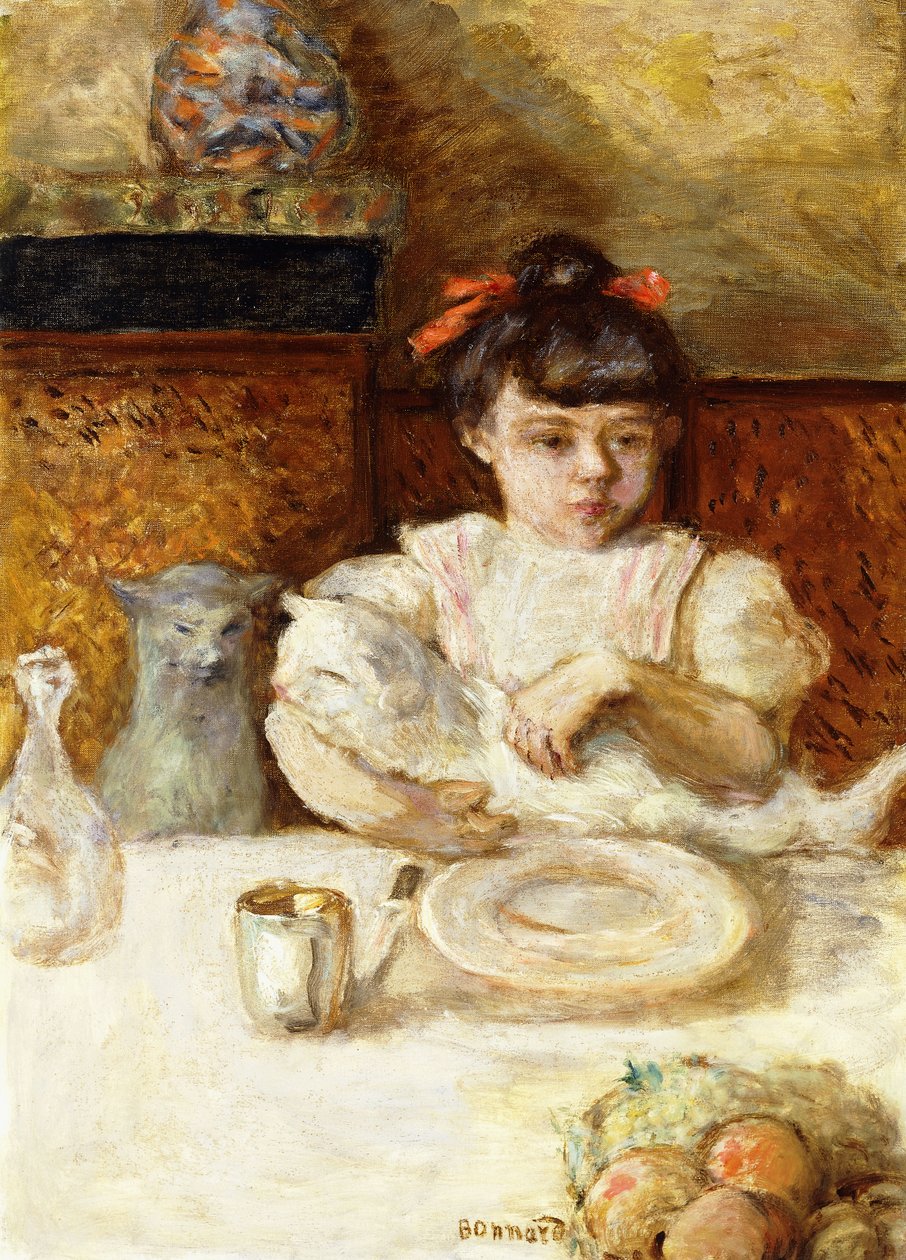 Child and Cats, c.1906 by Pierre Bonnard