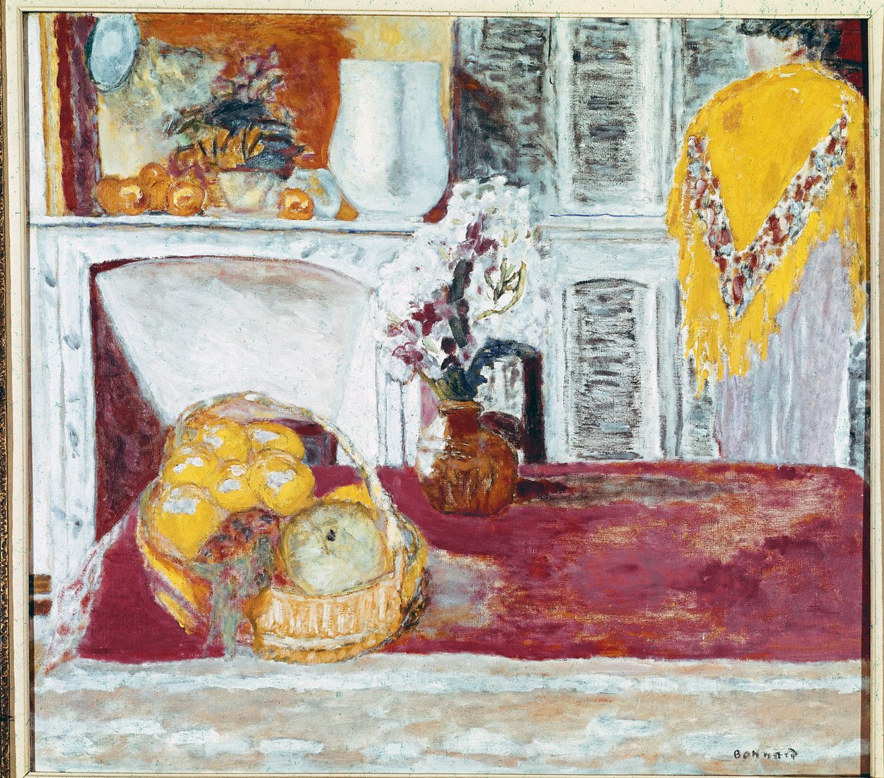 Dining room corner at Le Cannet by Pierre Bonnard