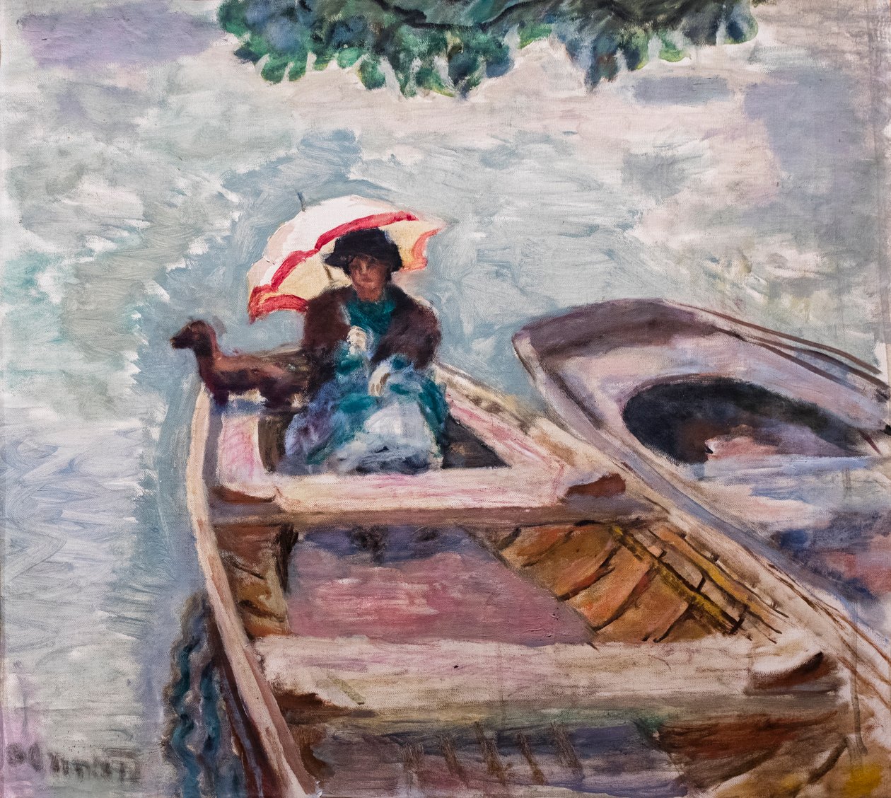 In a Boat by Pierre Bonnard