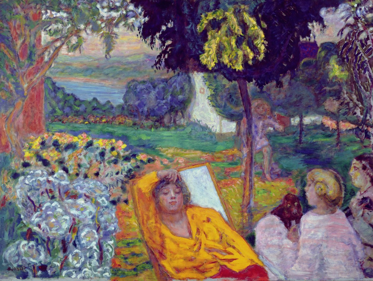 Evening (or Siesta or In a Southern Garden) by Pierre Bonnard