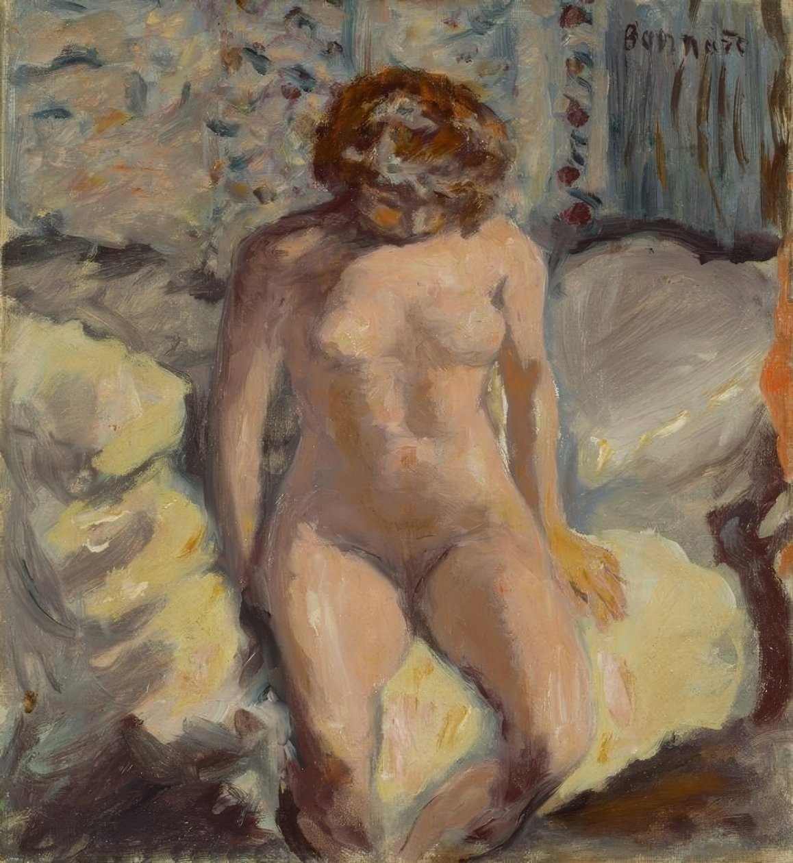 Female Nude by Pierre Bonnard
