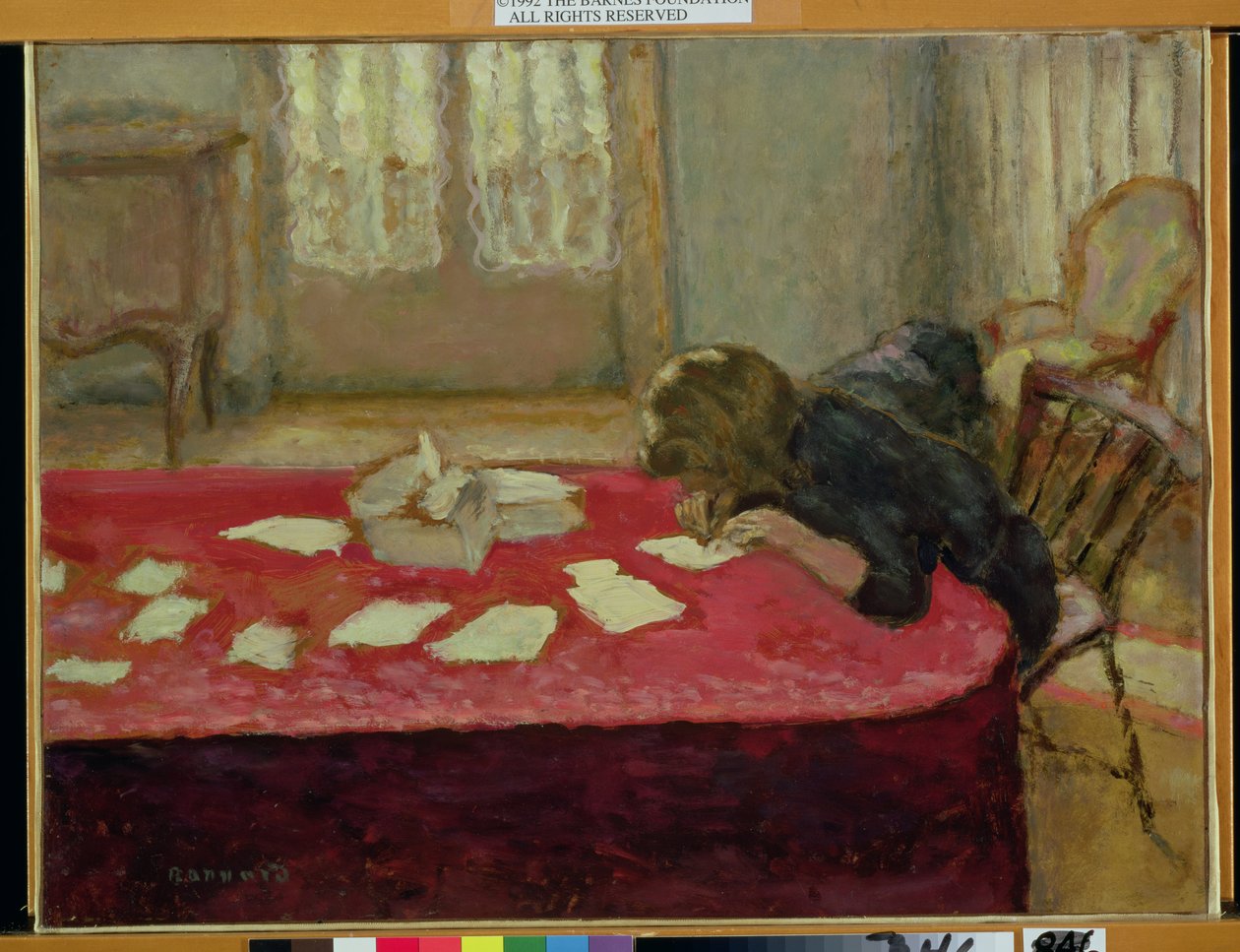 Girl Writing by Pierre Bonnard