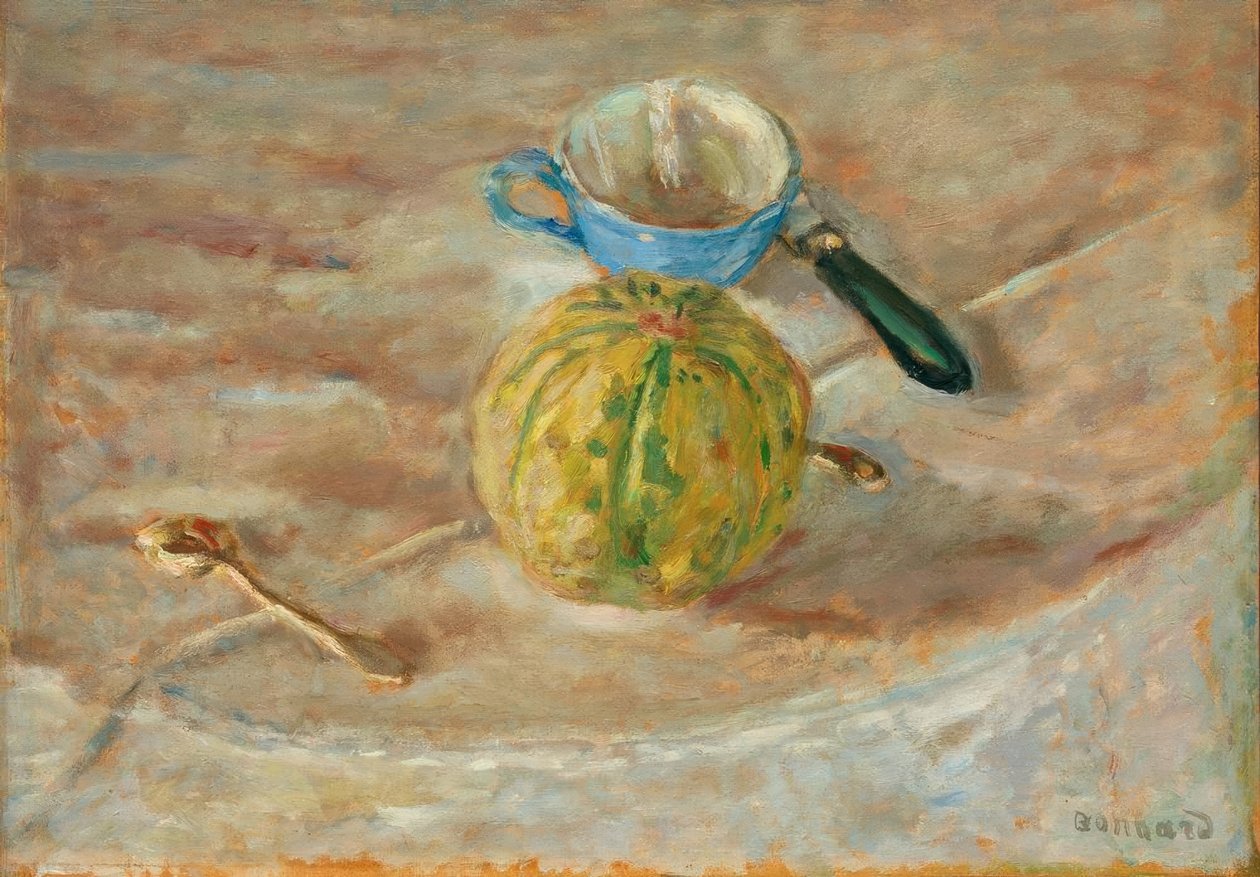 The Blue Cup by Pierre Bonnard