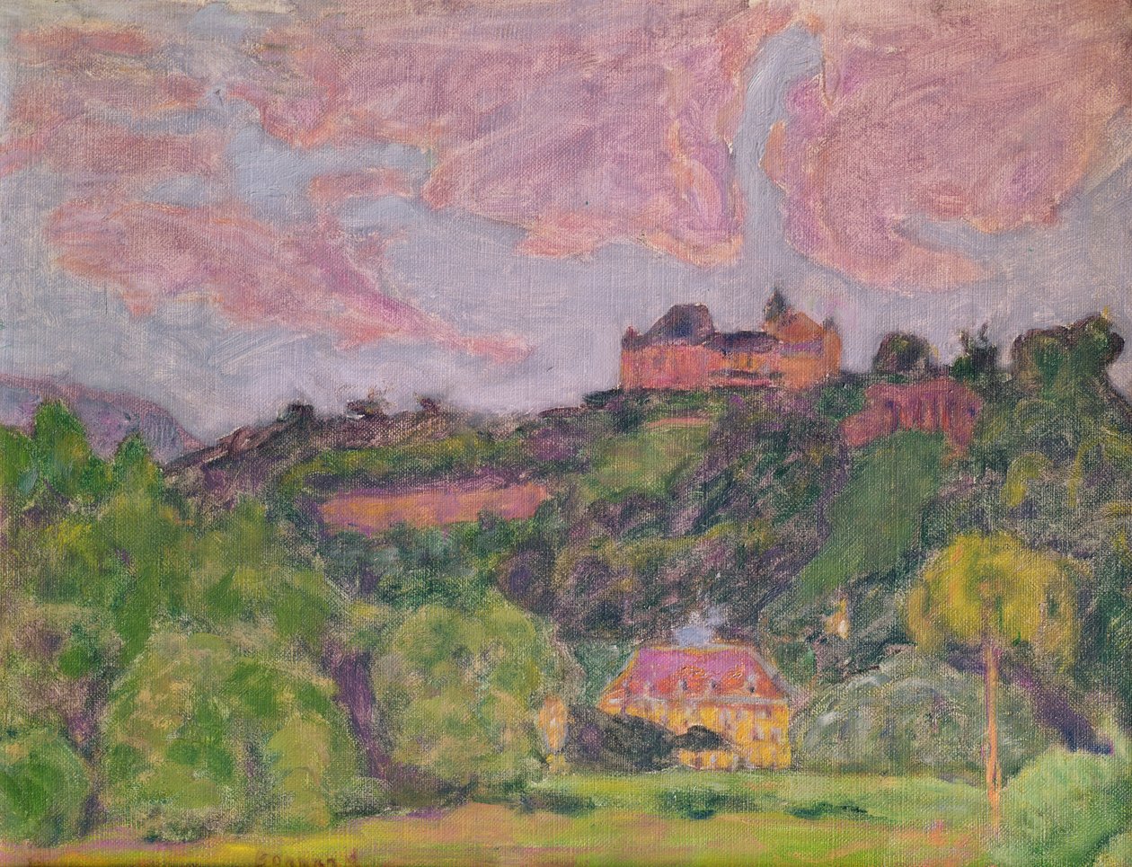 Landscape at Uriage by Pierre Bonnard