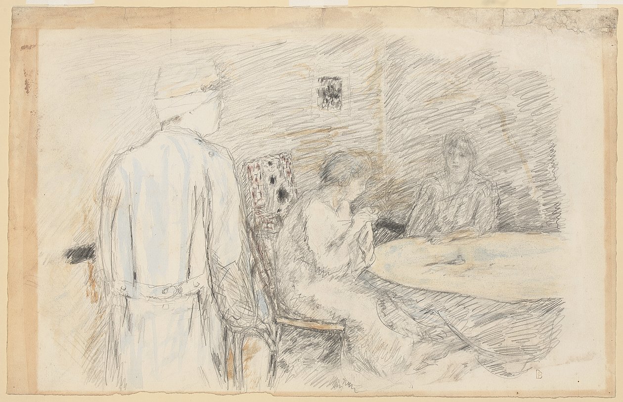 The Soldier on Leave (the wounded in his family) by Pierre Bonnard