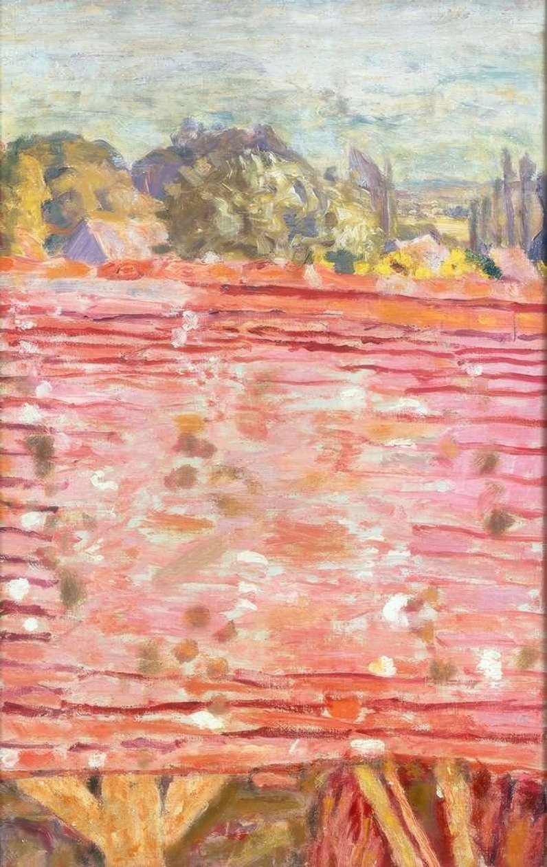 The Red Roof by Pierre Bonnard: Buy fine art print