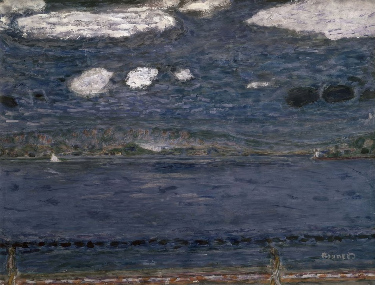 Mediterranean – 1941/44 – 48.3 × 63.2 cm – gouache and pencil on paper by Pierre Bonnard