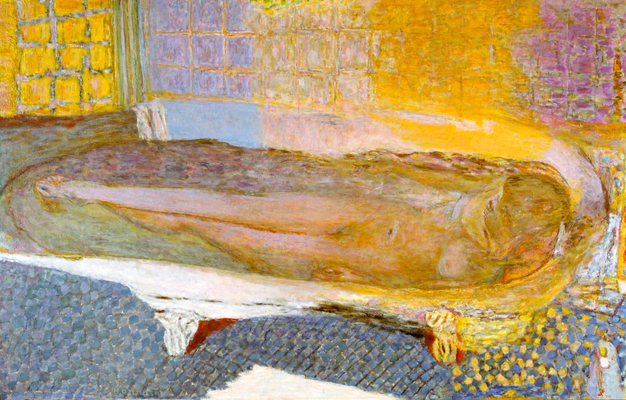 Nude in the Bath by Pierre Bonnard: Premium art reproduction