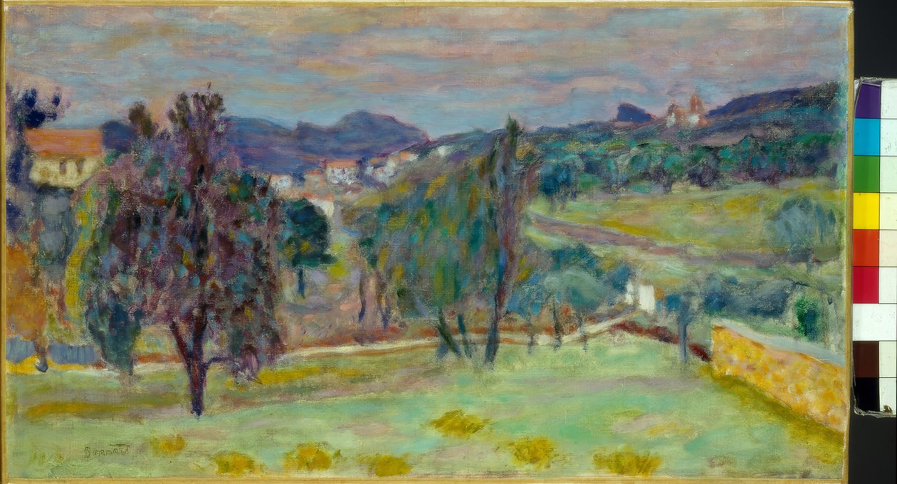 Purple Landscape, Evening by Pierre Bonnard