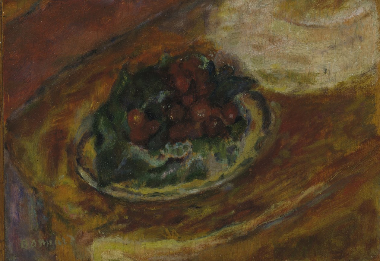Still Life: Cherries by Pierre Bonnard