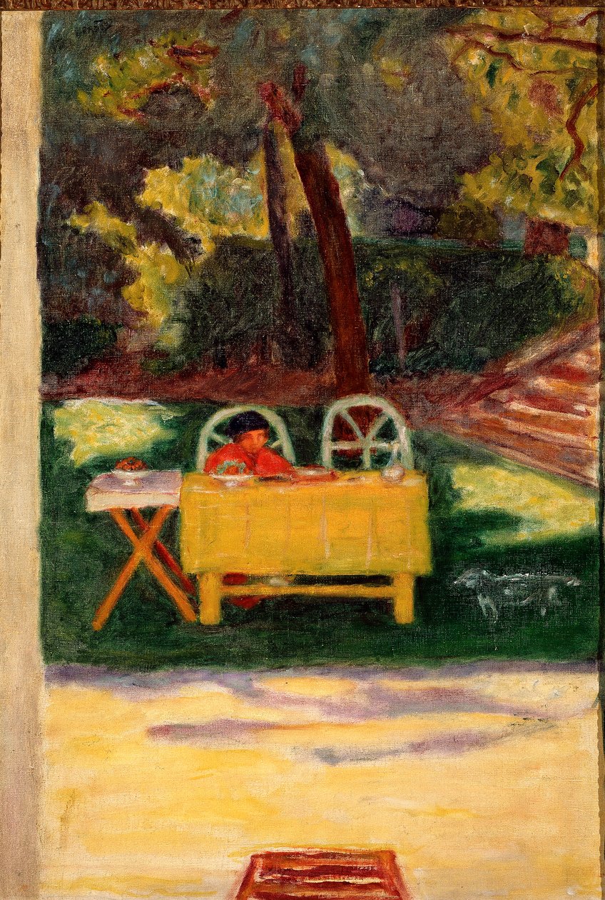 Tasting in the Garden by Pierre Bonnard