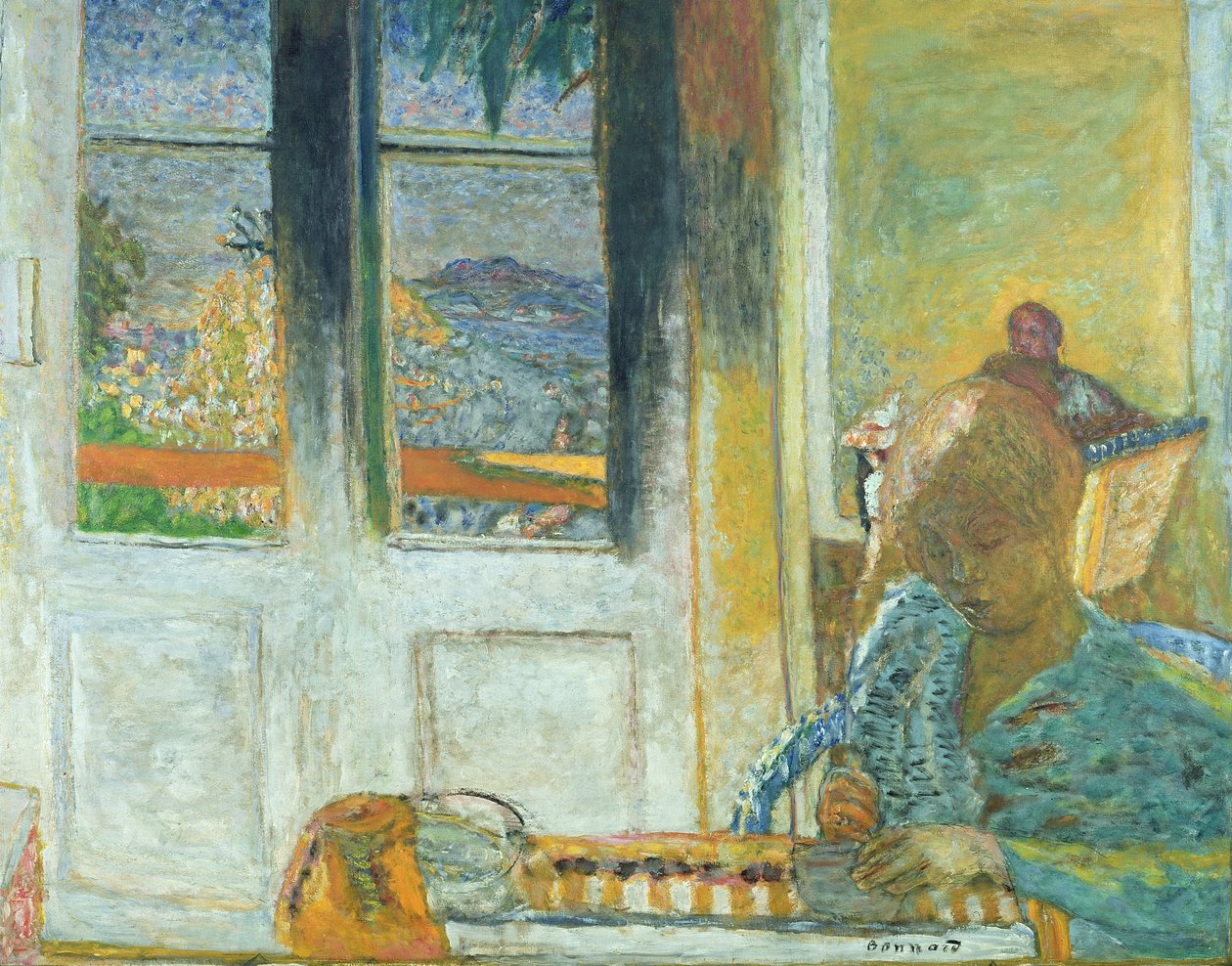 The French Windows or, Morning in Le Cannet by Pierre Bonnard