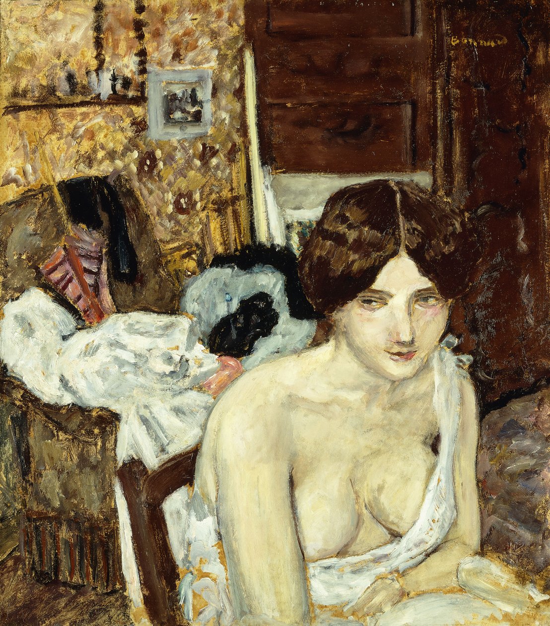 The Resting Model by Pierre Bonnard