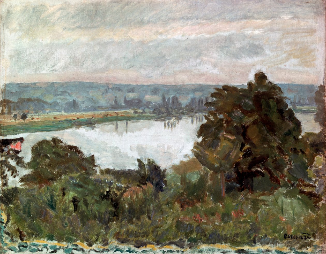 The Seine near Vernon by Pierre Bonnard