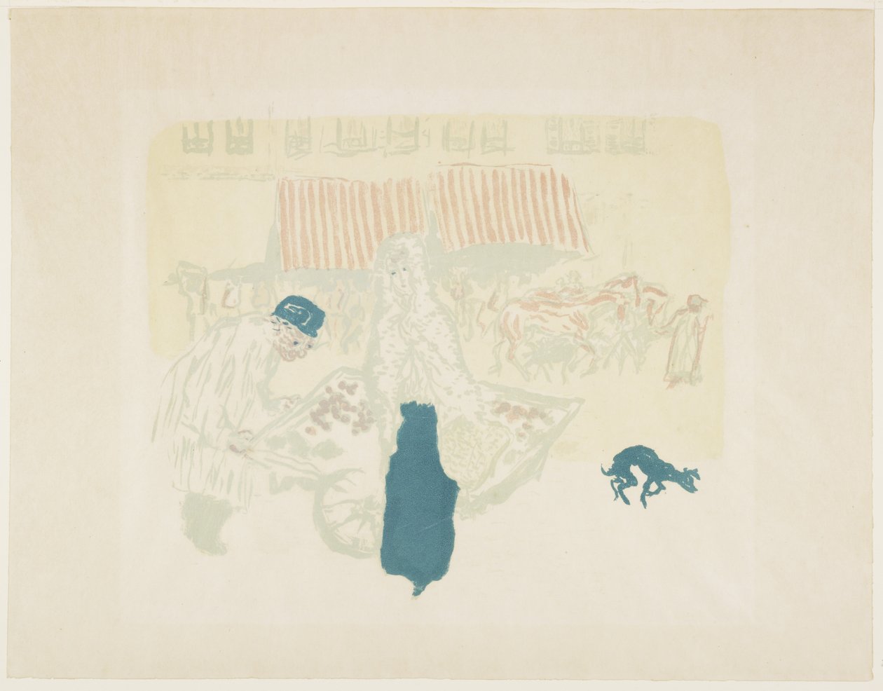 The Vegetable Vendor by Pierre Bonnard